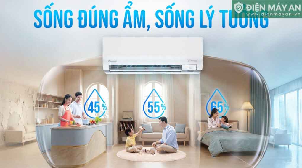 Điều hòa Daikin Inverter 12000 BTU 1 chiều FTKM35AVMV